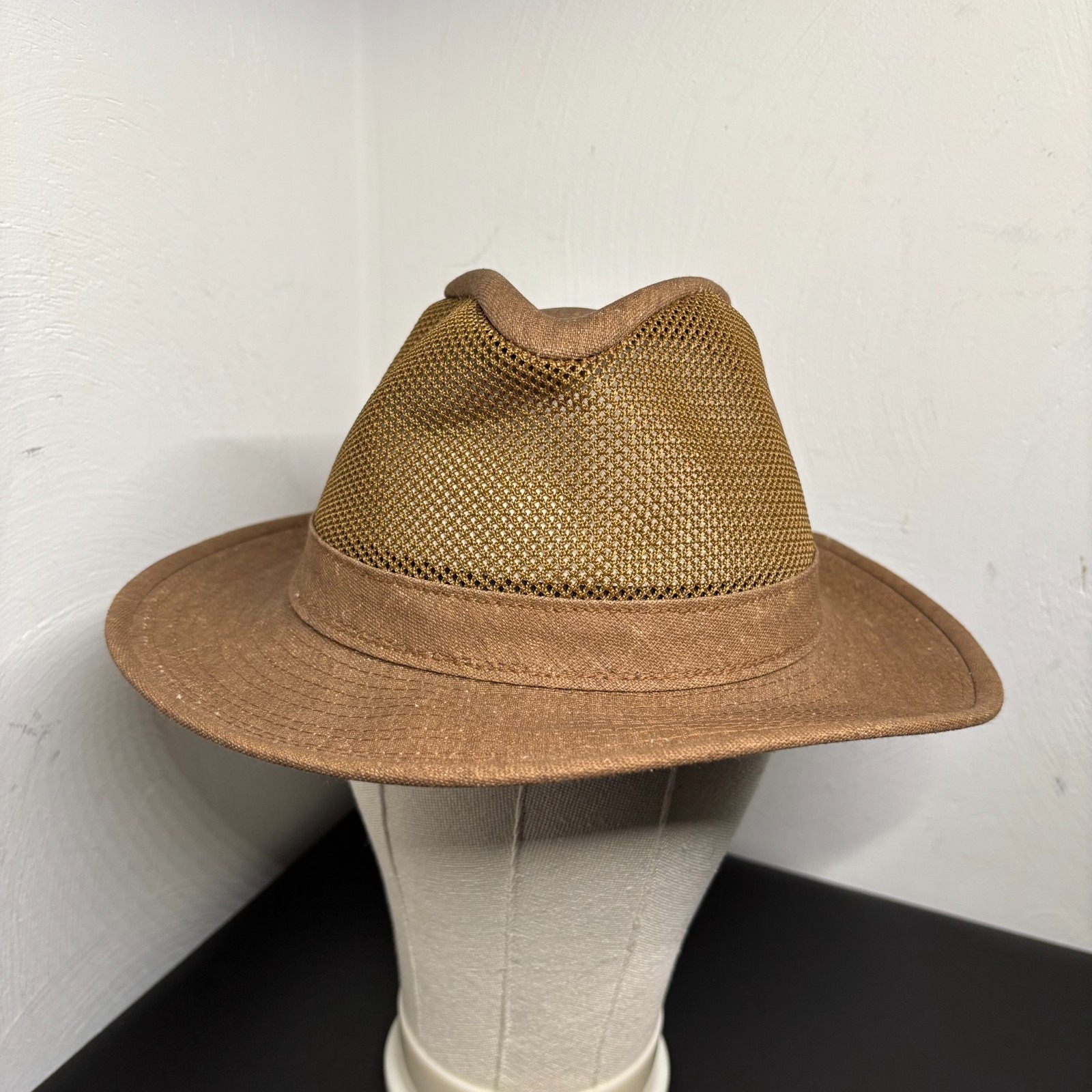 Henschel Hat Co. Packable Mesh Aussie Breezer Brown Safari Hat Adult Size Medium